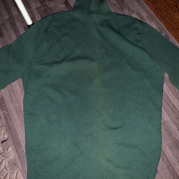 Ban-Lon vintage/history-fabric-Phillips 66, unisex, M, green turtleneck sweater. - Picture 8 of 10